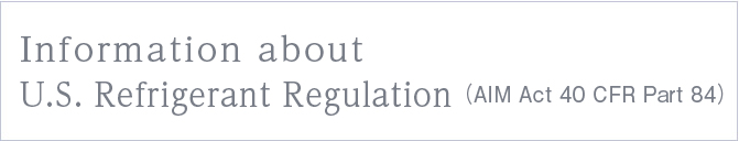 U.S. Refrigerant Regulation